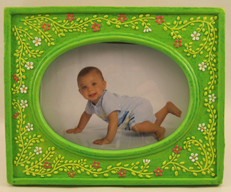 Mexican Ceramic Hand Painted Picture Frames